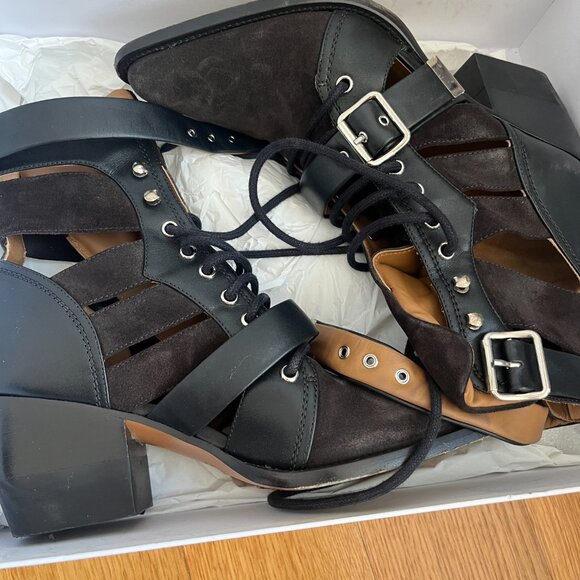 Chloe Rylee Boots - Suede and Leather - Picture 7 of 10